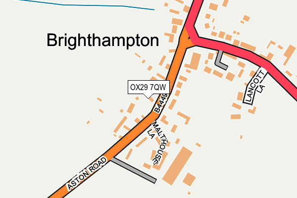 Map of BRIGHTHAMPTON TRADING LIMITED at local scale