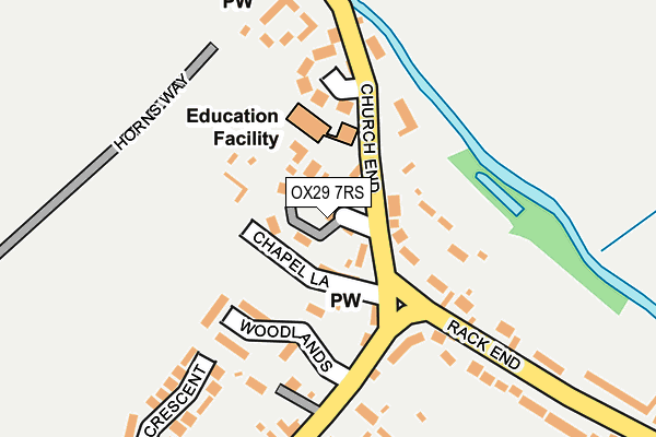 OX29 7RS map - OS OpenMap – Local (Ordnance Survey)