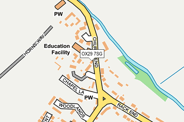 Map of WOODLAND CONTRACTING LTD at local scale