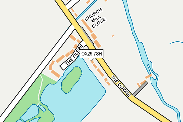 OX29 7SH map - OS OpenMap – Local (Ordnance Survey)