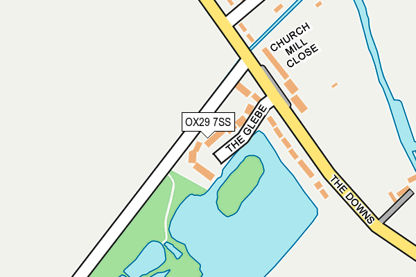 OX29 7SS map - OS OpenMap – Local (Ordnance Survey)