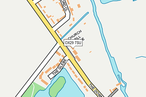 OX29 7SU map - OS OpenMap – Local (Ordnance Survey)