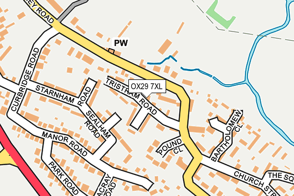 OX29 7XL map - OS OpenMap – Local (Ordnance Survey)