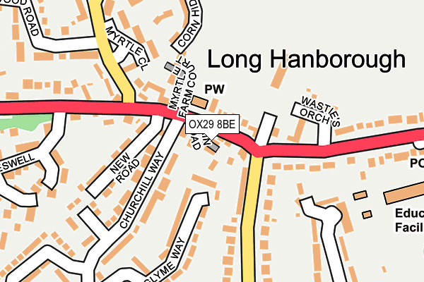Map of CANDLISH LIMITED at local scale