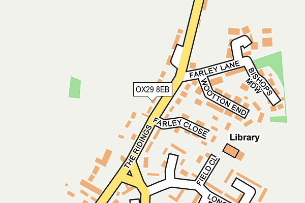 OX29 8EB map - OS OpenMap – Local (Ordnance Survey)