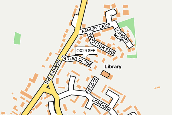 OX29 8EE map - OS OpenMap – Local (Ordnance Survey)