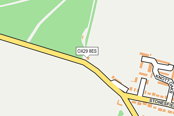 OX29 8ES map - OS OpenMap – Local (Ordnance Survey)