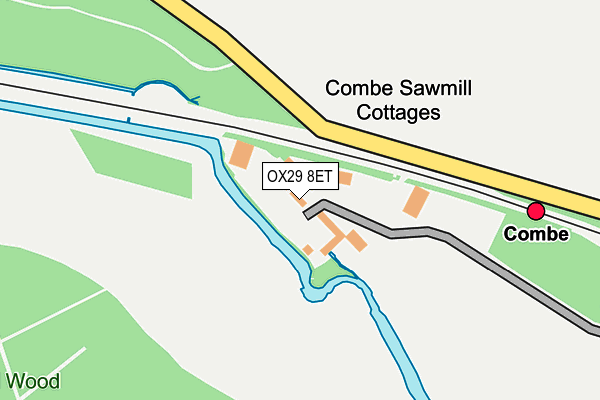 OX29 8ET map - OS OpenMap – Local (Ordnance Survey)