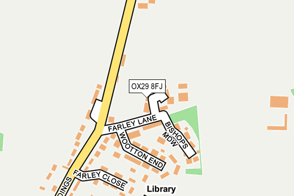 OX29 8FJ map - OS OpenMap – Local (Ordnance Survey)