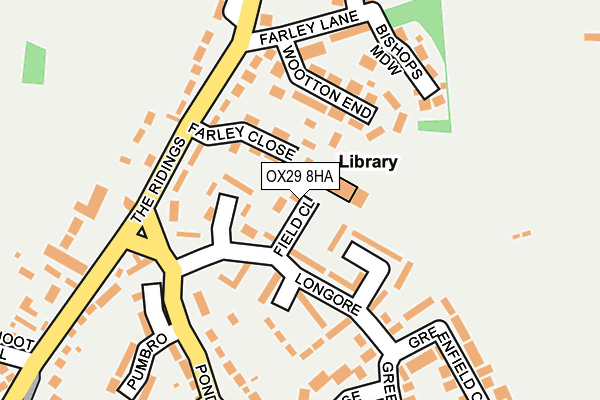 OX29 8HA map - OS OpenMap – Local (Ordnance Survey)