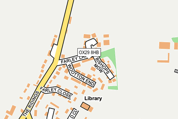 OX29 8HB map - OS OpenMap – Local (Ordnance Survey)