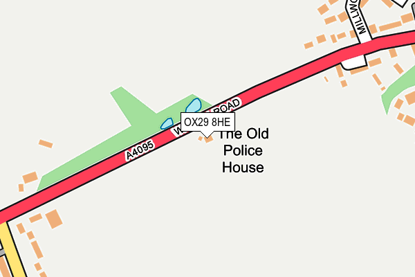 OX29 8HE map - OS OpenMap – Local (Ordnance Survey)