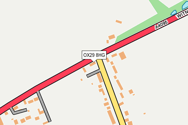 OX29 8HG map - OS OpenMap – Local (Ordnance Survey)