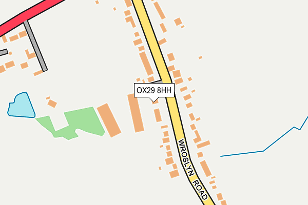 OX29 8HH map - OS OpenMap – Local (Ordnance Survey)