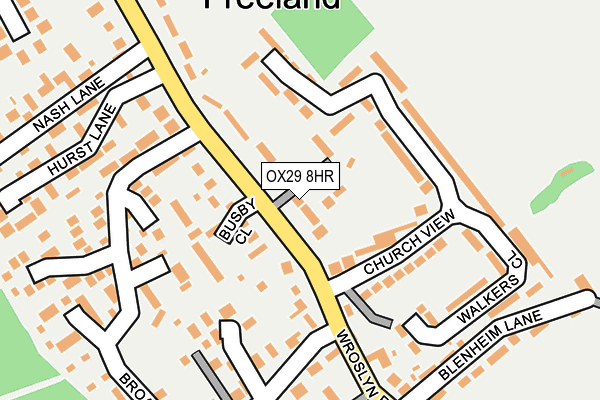 OX29 8HR map - OS OpenMap – Local (Ordnance Survey)