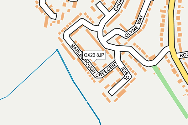 OX29 8JP map - OS OpenMap – Local (Ordnance Survey)