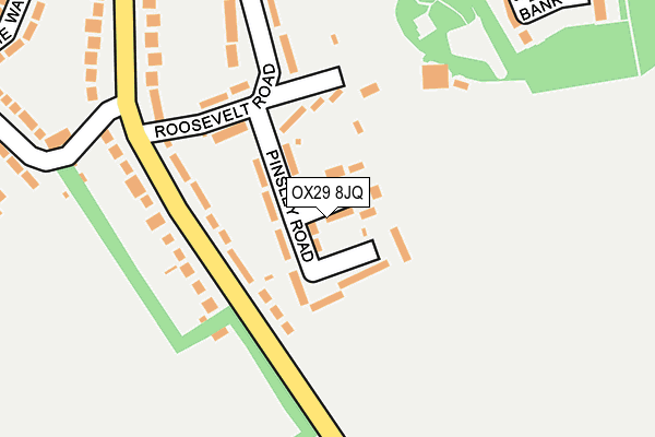 OX29 8JQ map - OS OpenMap – Local (Ordnance Survey)