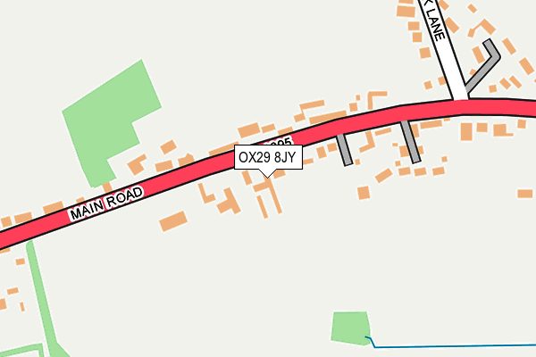 OX29 8JY map - OS OpenMap – Local (Ordnance Survey)