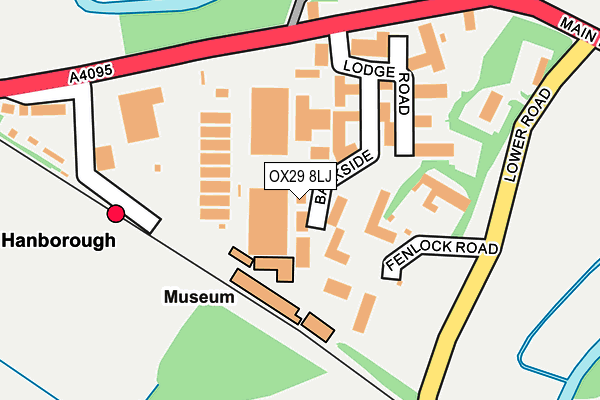 OX29 8LJ map - OS OpenMap – Local (Ordnance Survey)