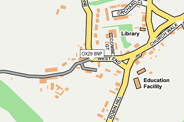 Map of OXFORD DIGITAL LIMITED at local scale