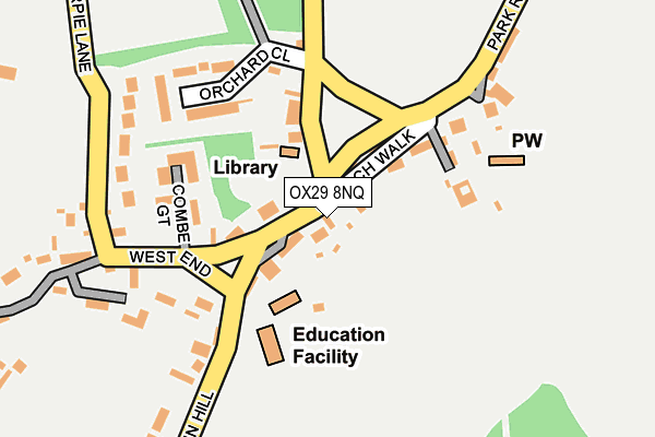 Map of WENDON ANNEX RENTAL LTD at local scale