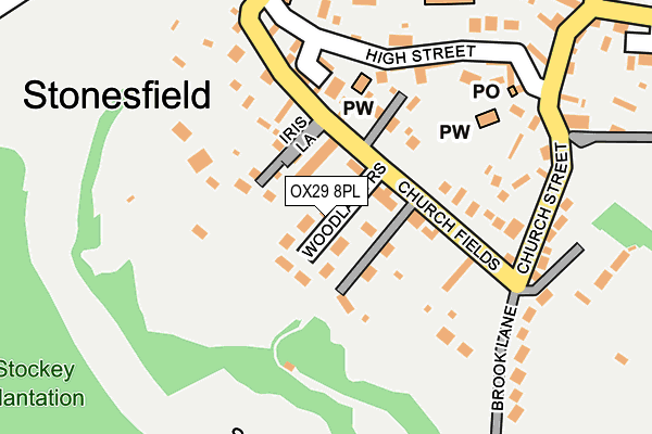 OX29 8PL map - OS OpenMap – Local (Ordnance Survey)