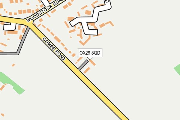 OX29 8QD map - OS OpenMap – Local (Ordnance Survey)