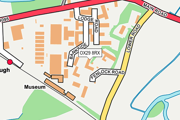 OX29 8RX map - OS OpenMap – Local (Ordnance Survey)