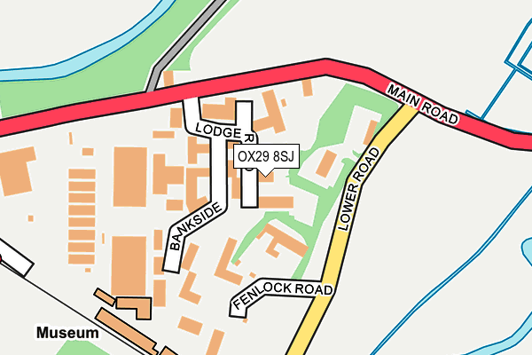 OX29 8SJ map - OS OpenMap – Local (Ordnance Survey)