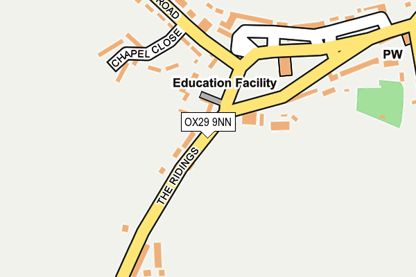 OX29 9NN map - OS OpenMap – Local (Ordnance Survey)