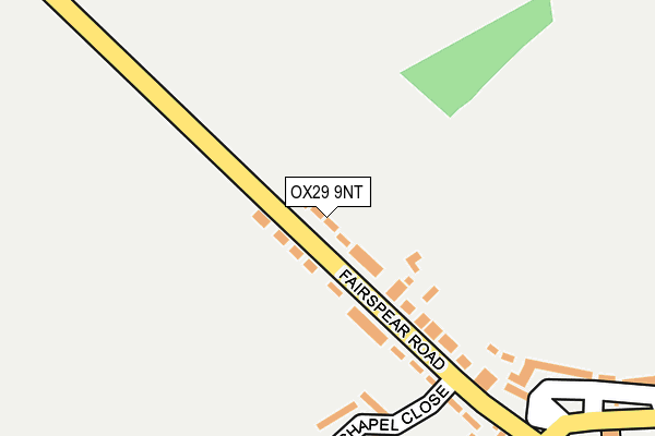 OX29 9NT map - OS OpenMap – Local (Ordnance Survey)