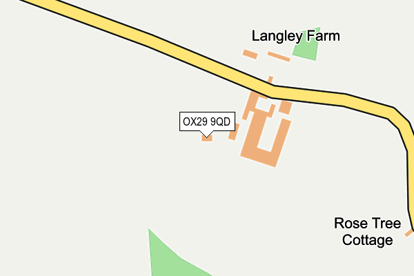 OX29 9QD map - OS OpenMap – Local (Ordnance Survey)