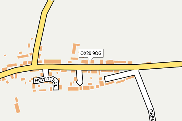 OX29 9QG map - OS OpenMap – Local (Ordnance Survey)