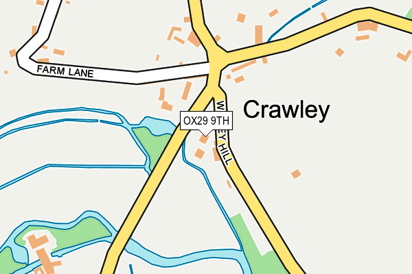 OX29 9TH map - OS OpenMap – Local (Ordnance Survey)