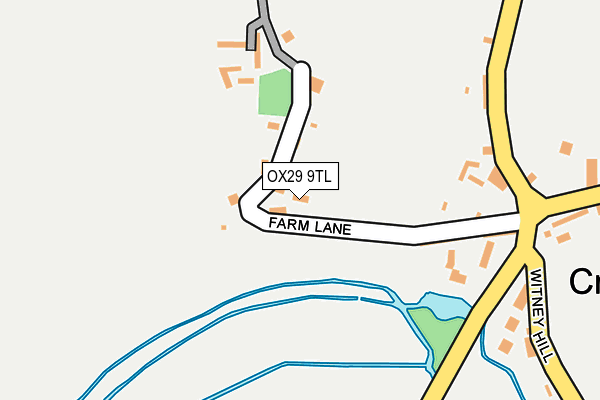 OX29 9TL map - OS OpenMap – Local (Ordnance Survey)