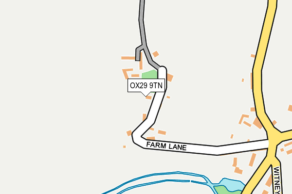 OX29 9TN map - OS OpenMap – Local (Ordnance Survey)