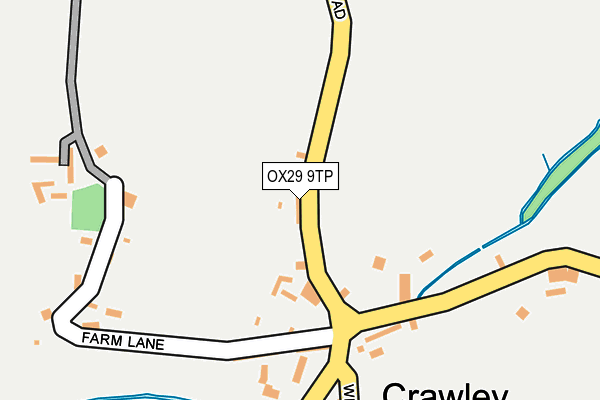 OX29 9TP map - OS OpenMap – Local (Ordnance Survey)