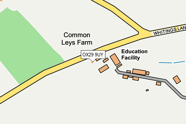 OX29 9UY map - OS OpenMap – Local (Ordnance Survey)