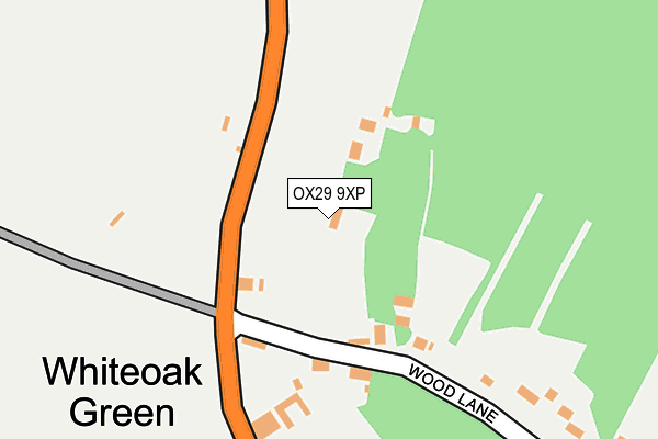 OX29 9XP map - OS OpenMap – Local (Ordnance Survey)