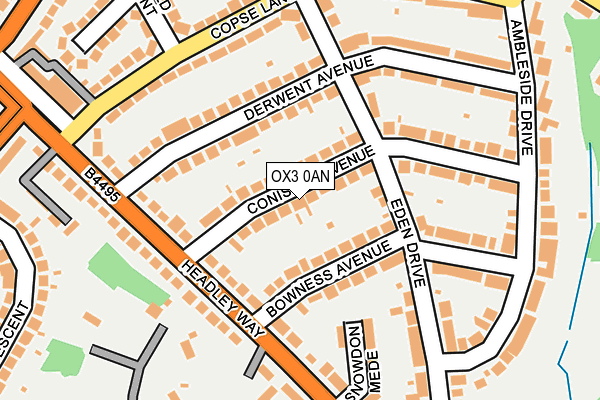 OX3 0AN map - OS OpenMap – Local (Ordnance Survey)