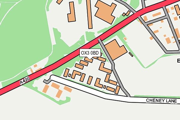 OX3 0BD map - OS OpenMap – Local (Ordnance Survey)