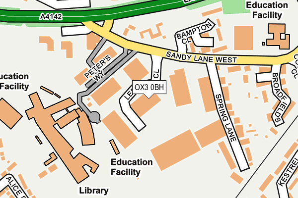 OX3 0BH map - OS OpenMap – Local (Ordnance Survey)