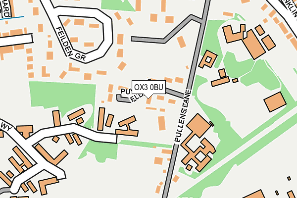 OX3 0BU map - OS OpenMap – Local (Ordnance Survey)