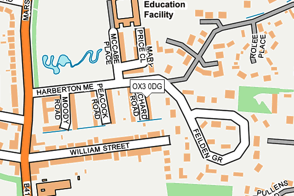 OX3 0DG map - OS OpenMap – Local (Ordnance Survey)