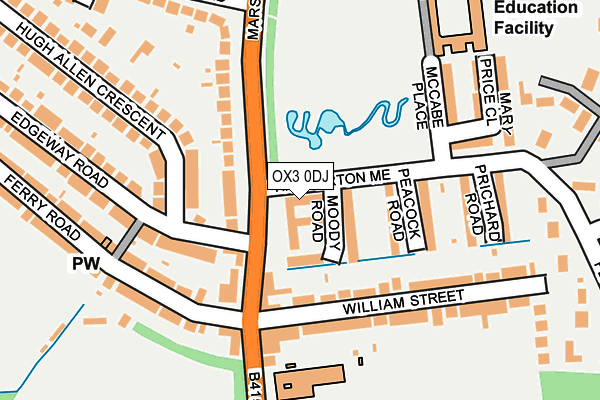 OX3 0DJ map - OS OpenMap – Local (Ordnance Survey)