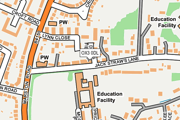 OX3 0DL map - OS OpenMap – Local (Ordnance Survey)