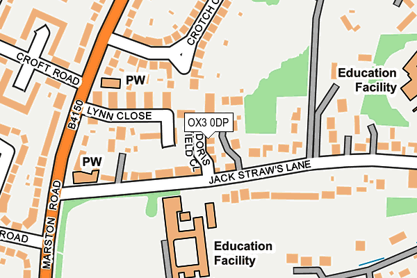 OX3 0DP map - OS OpenMap – Local (Ordnance Survey)