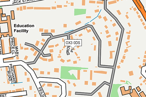 OX3 0DS map - OS OpenMap – Local (Ordnance Survey)