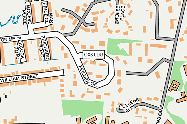 OX3 0DU map - OS OpenMap – Local (Ordnance Survey)