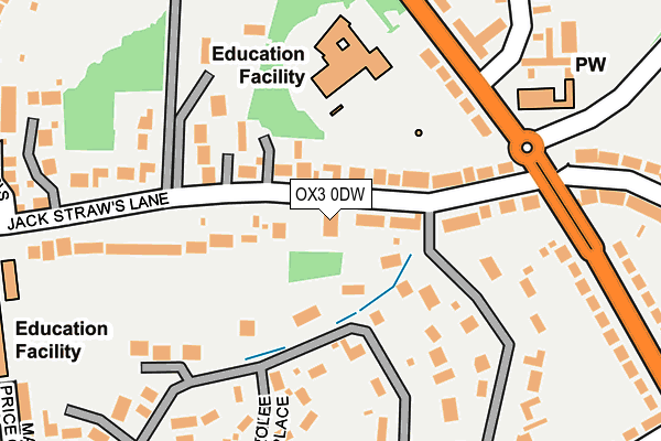 OX3 0DW map - OS OpenMap – Local (Ordnance Survey)